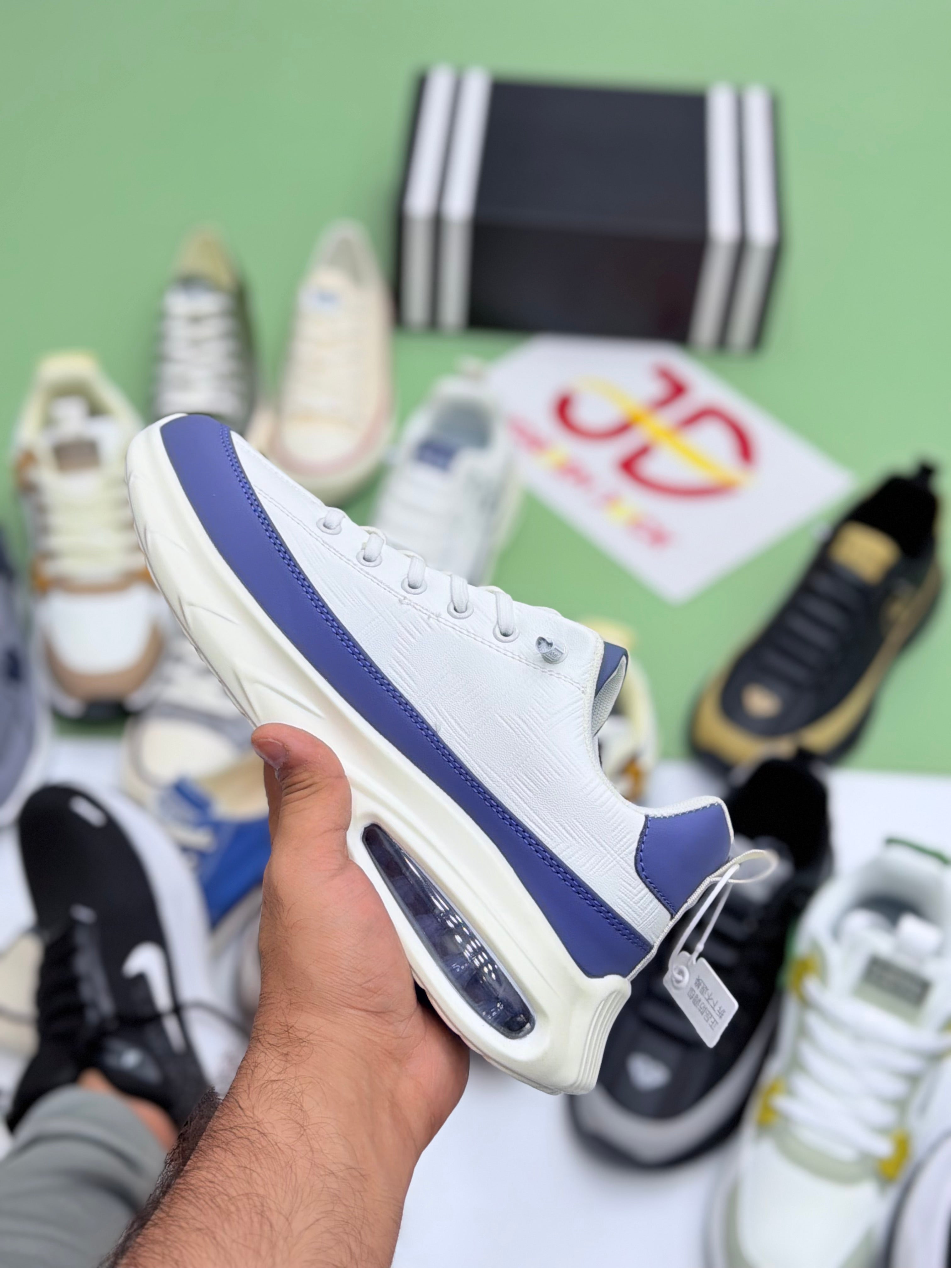 NEW LOOK FASHION SHOES | WHITE/BLUE