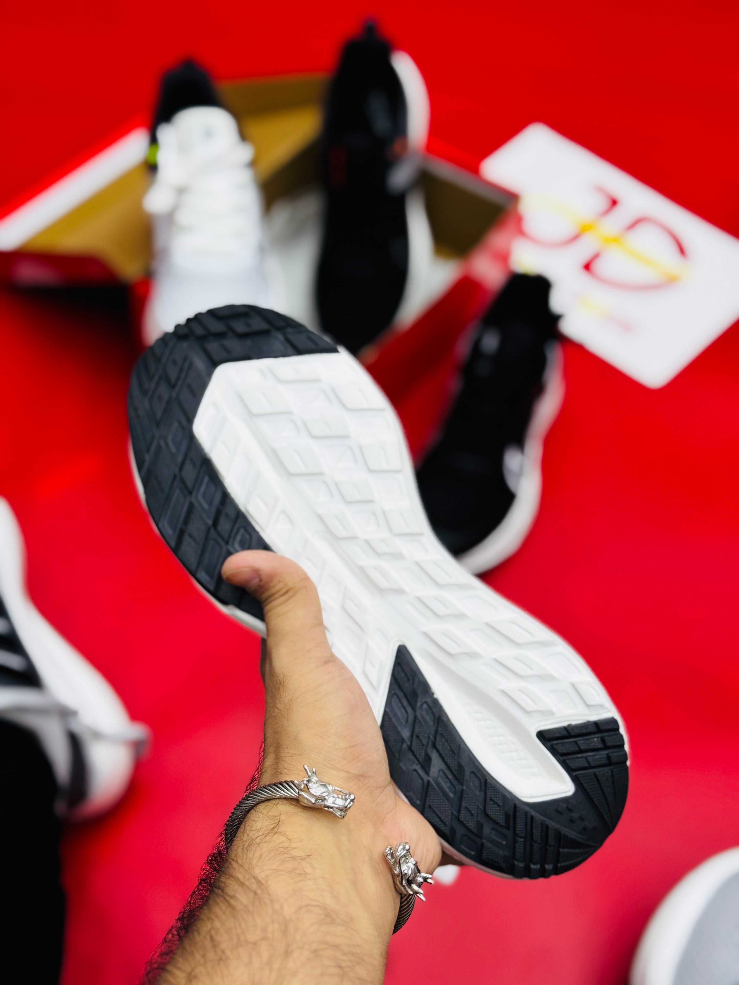 NK Air Zoom Flyknit Lunar 3 WHITE/BLACK GRAY