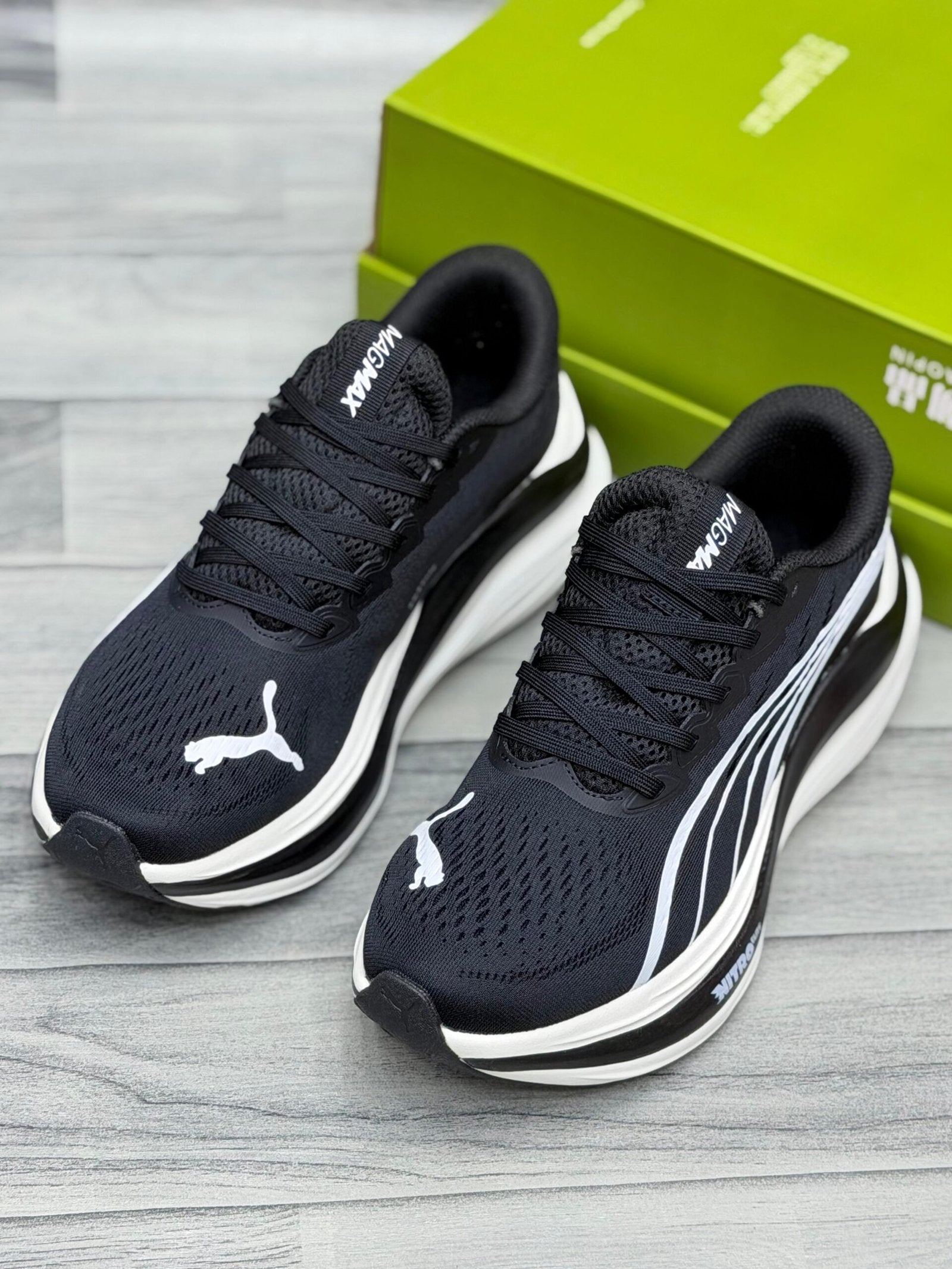 Puma Mag max Nitro Elift Runners - Black