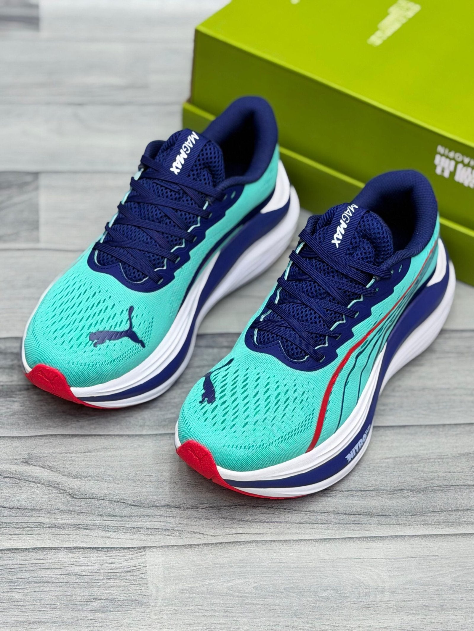 Puma Mag max Nitro Elift Runners - Cyan