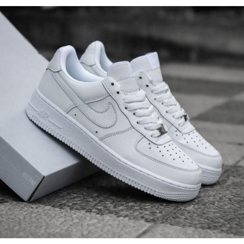 NK AF 1  Triple White (Premium Batch) Dot Perfect