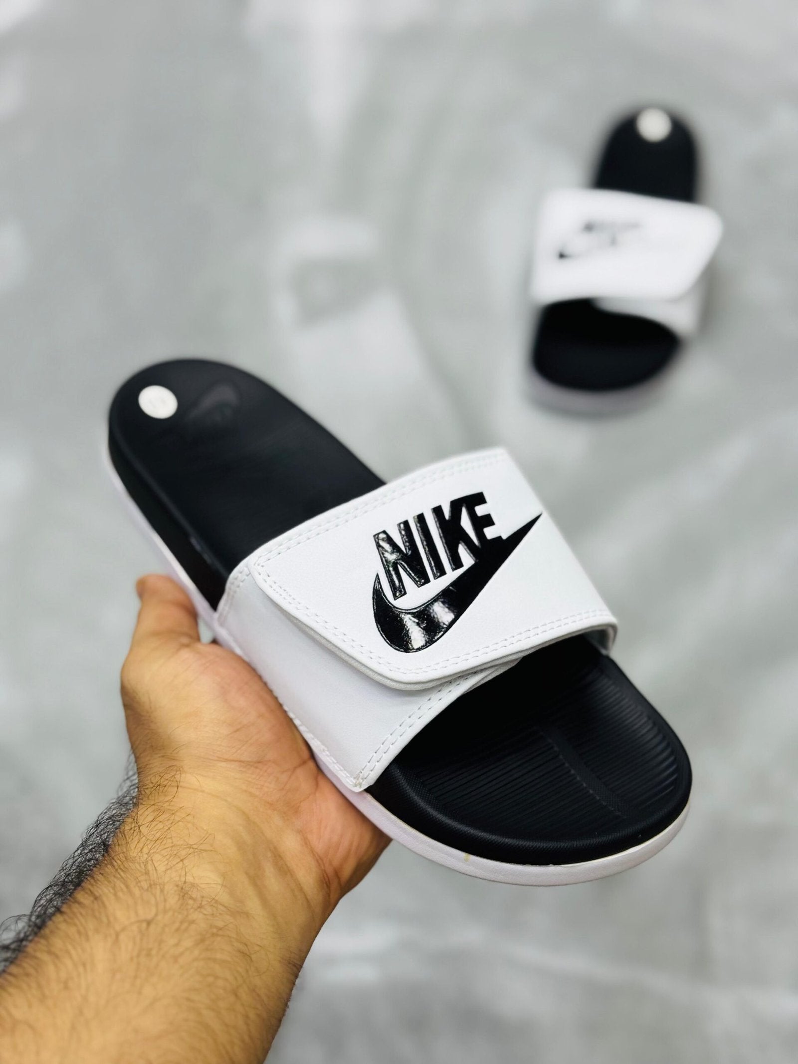 Offcourt Nike Adjustable Slide - White