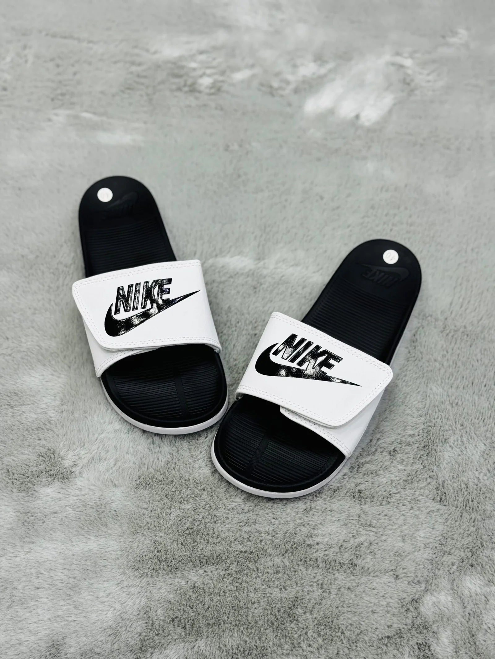 Offcourt Nike Adjustable Slide - White