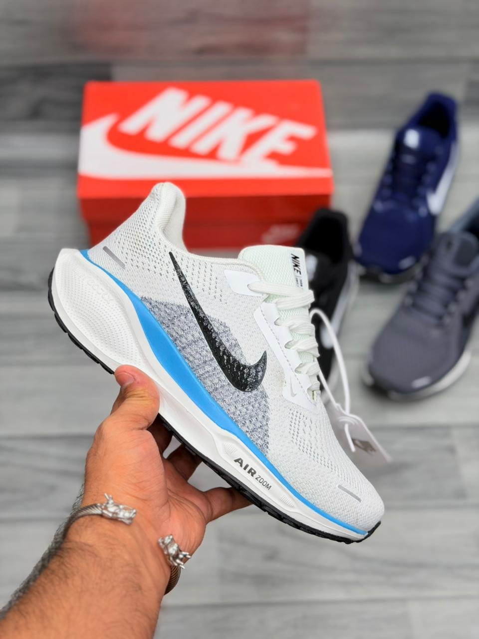Nike React Air Zoom | White/Blue