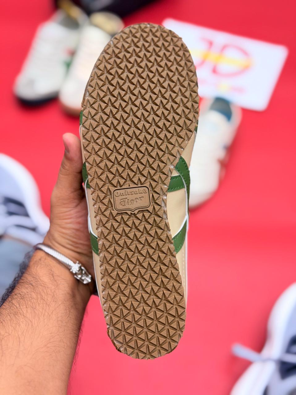 ONITSUKA TIGER Beige Grass Green 66