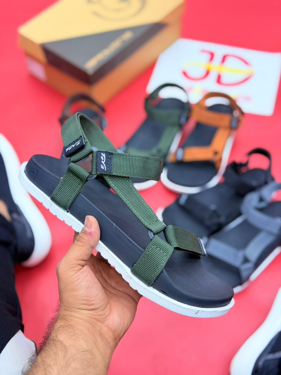 JORDAN DUCK OUTDOOR COMFORT SANDALS | GREEN