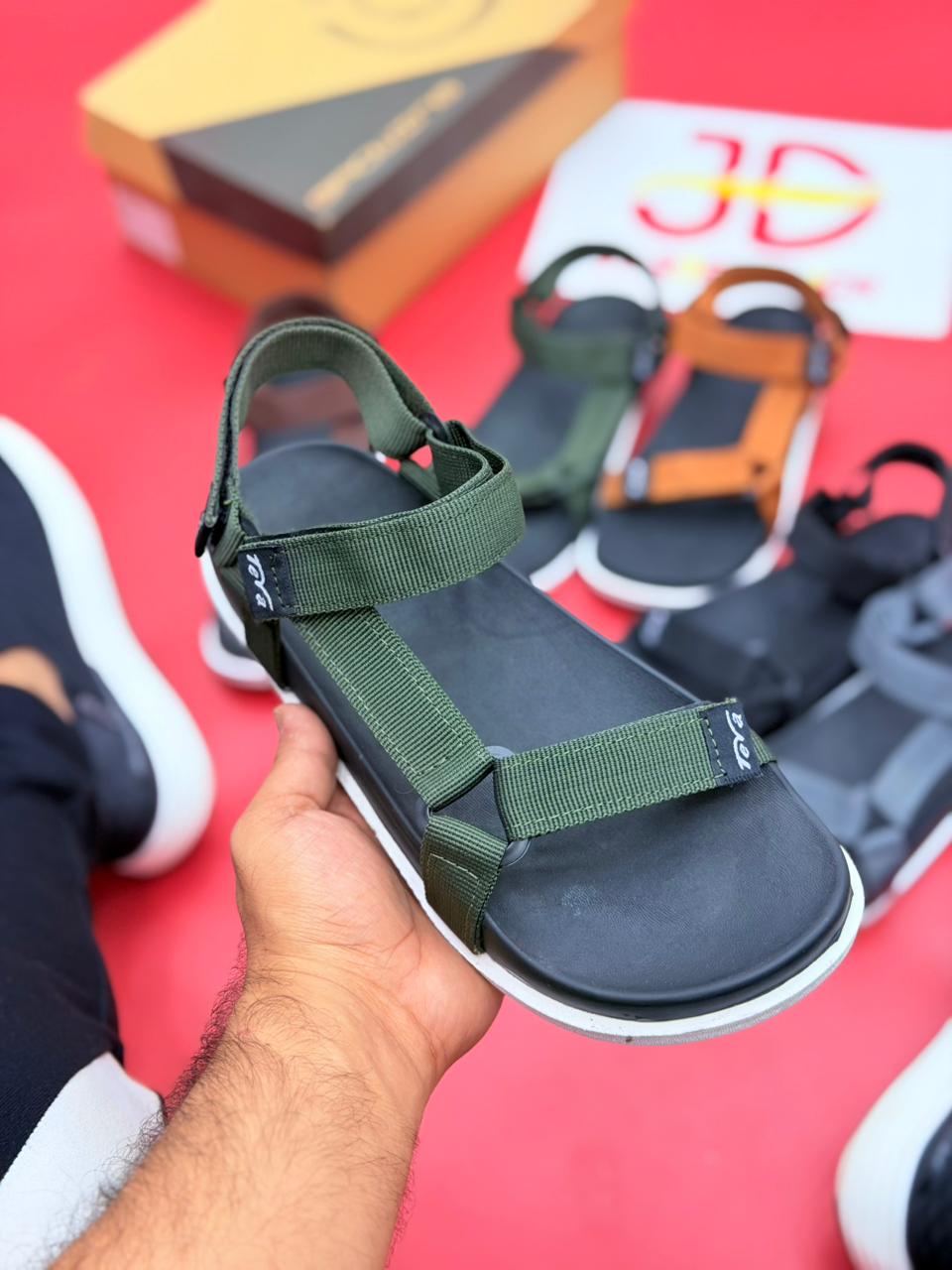 JORDAN DUCK OUTDOOR COMFORT SANDALS | GREEN