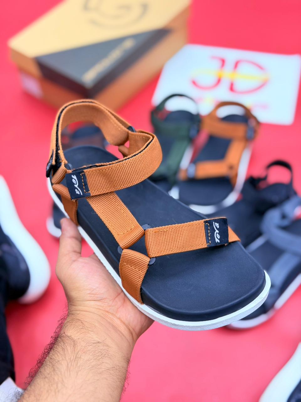 JORDAN DUCK OUTDOOR COMFORT SANDALS | CAMEL