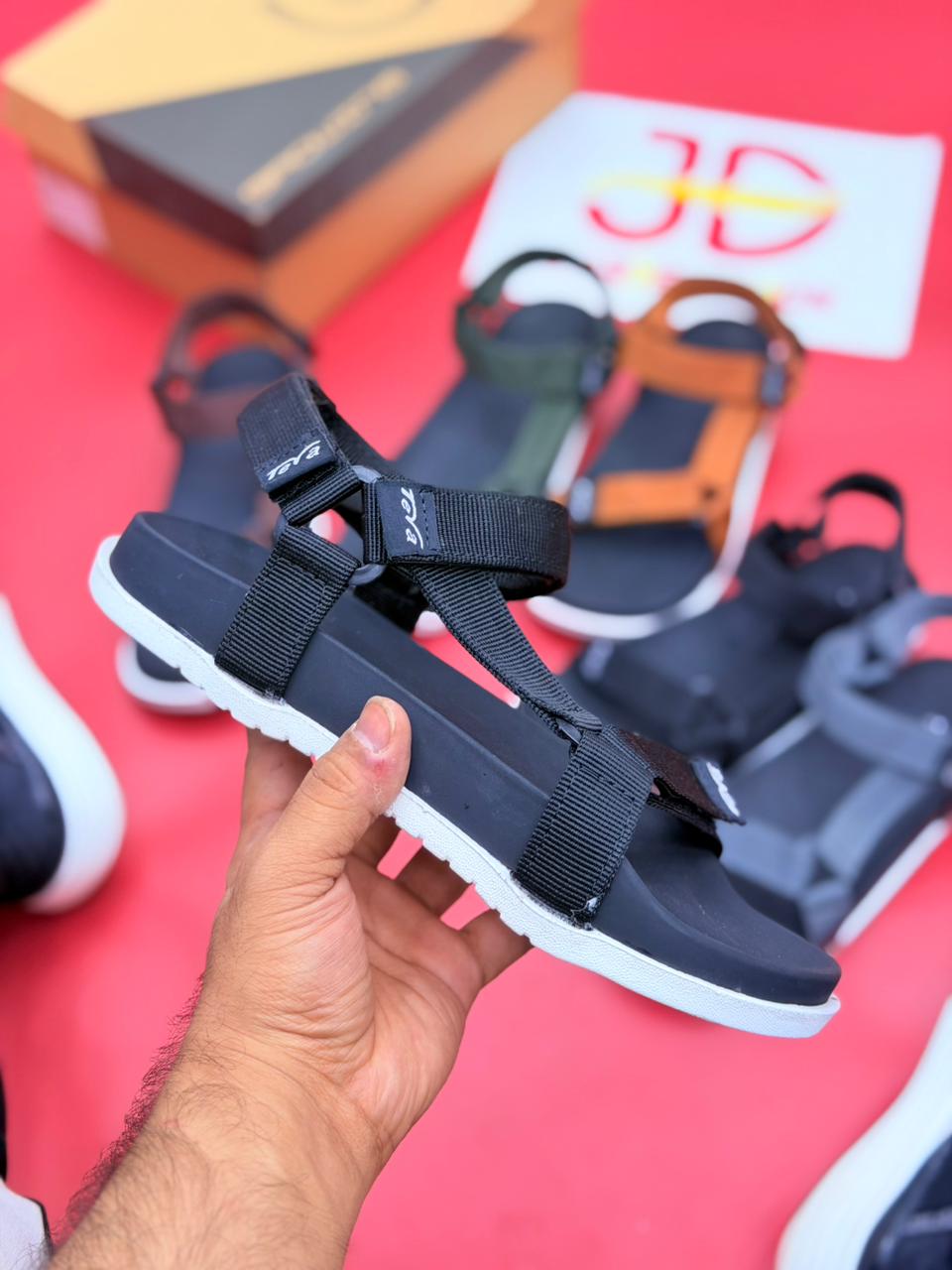 JORDAN DUCK OUTDOOR COMFORT SANDALS | BLACK